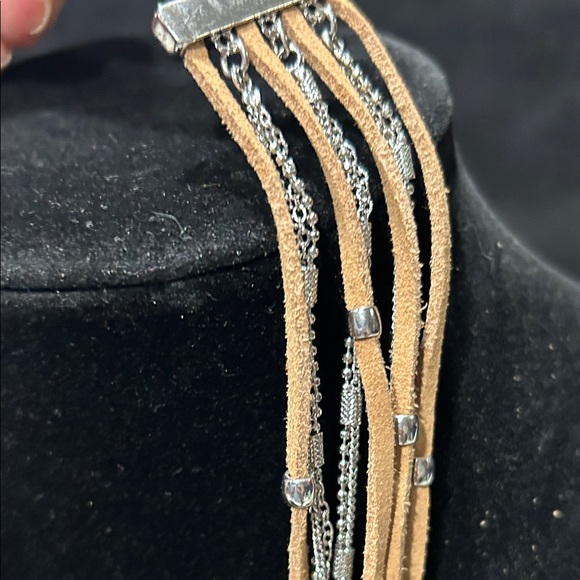 Christopher & Banks Gold and Silver Layered Necklace - Picture 8 of 11